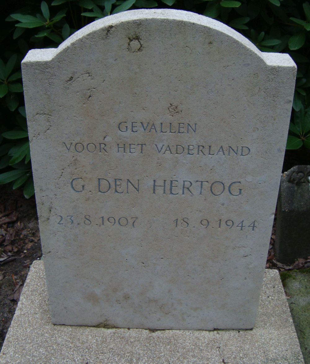 Afbeelding van graf of monument van Gerrit den Hertog