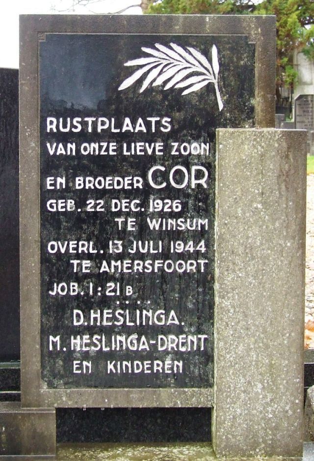 Afbeelding van graf of monument van Cornelis Heslinga