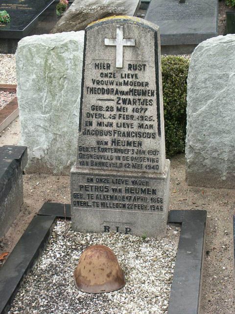 Afbeelding van graf of monument van Jacobus Franciscus van Heumen