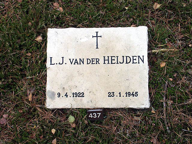 Afbeelding van graf of monument van Lambertus Johannes van der Heijden