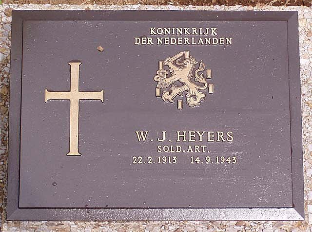 Afbeelding van graf of monument van Willem Jozef Heijers