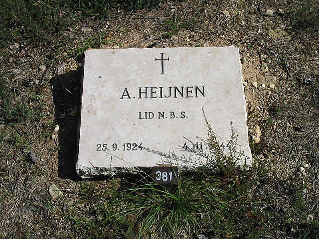 Afbeelding van graf of monument van Adrianus Heijnen