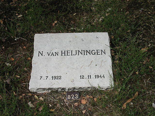 Afbeelding van graf of monument van Nicolaas van Heijningen