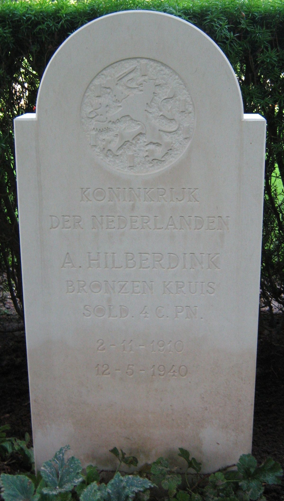 Afbeelding van graf of monument van Albert Hilberdink
