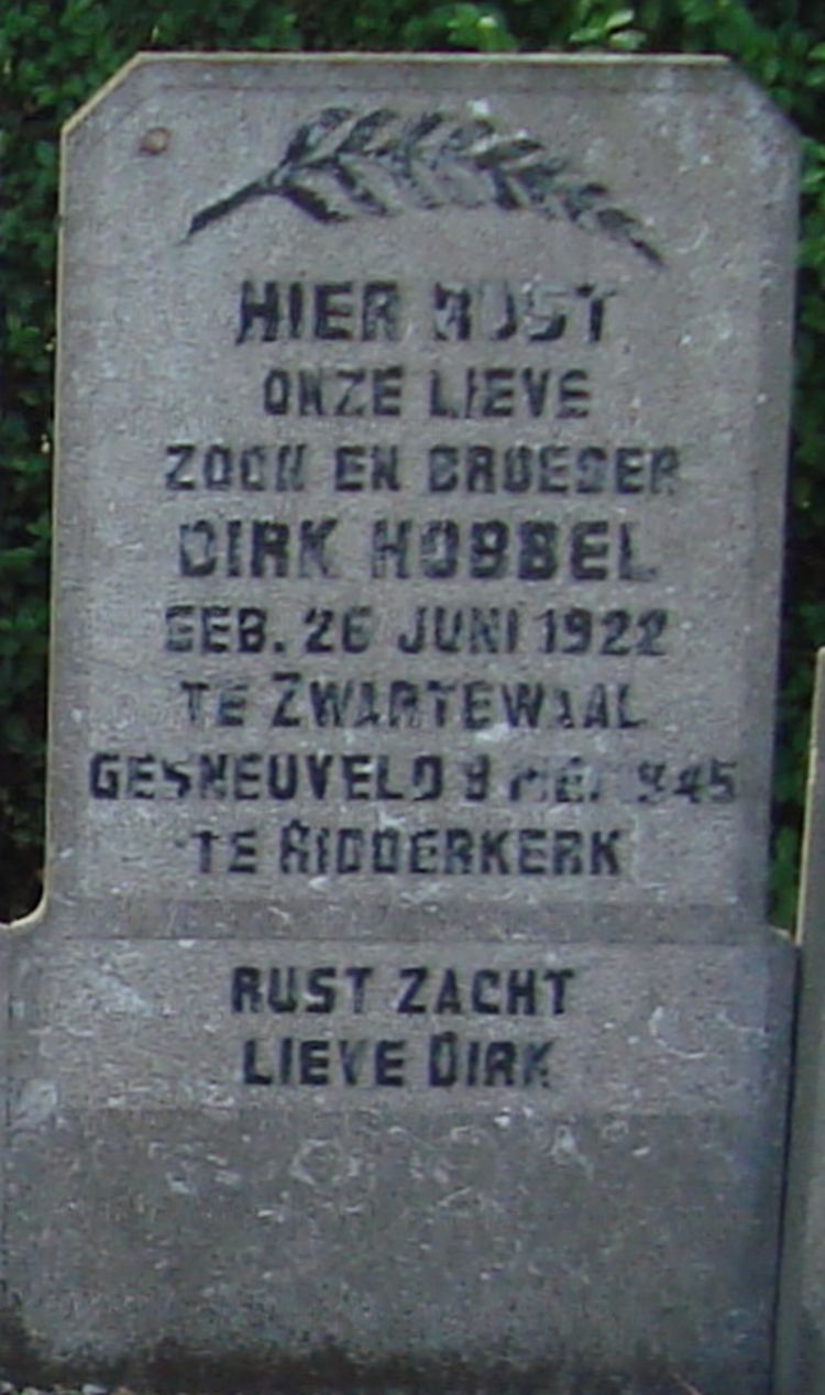 Afbeelding van graf of monument van Dirk Hobbel