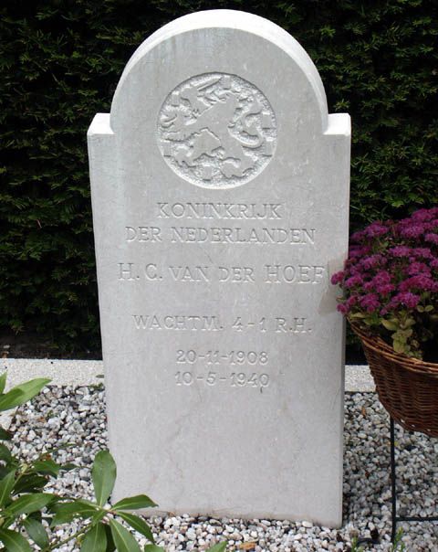 Afbeelding van graf of monument van Hendrikus Cornelis van der Hoef
