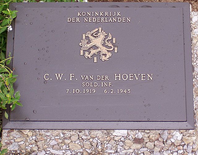 Afbeelding van graf of monument van Clemens Wilhelm Franz van der Hoeven