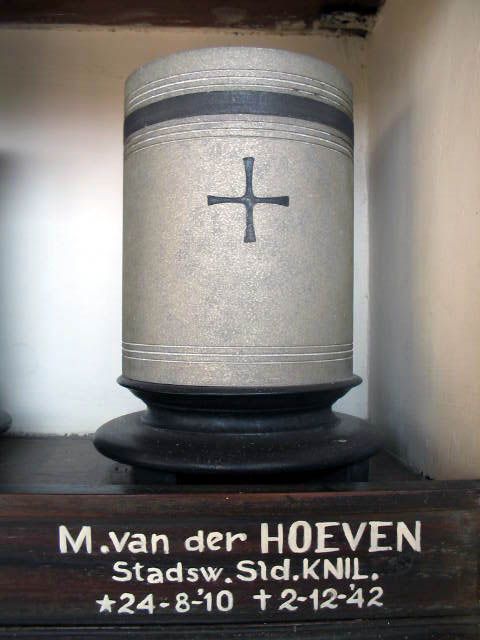Afbeelding van graf of monument van Martinus van der Hoeven