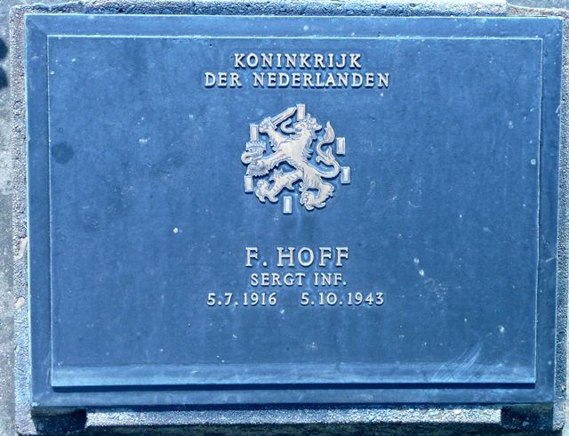 Afbeelding van graf of monument van Frederik Hoff
