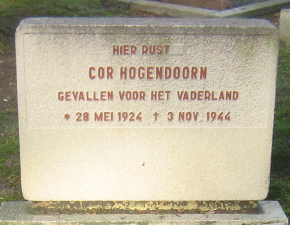 Afbeelding van graf of monument van Cornelis Hogendoorn