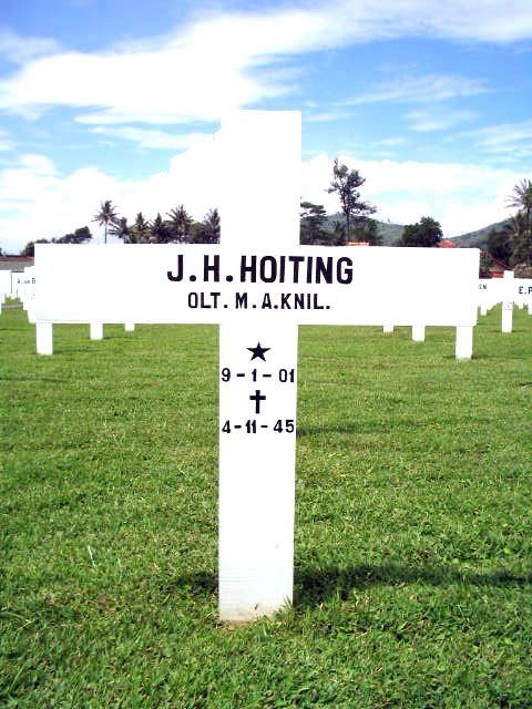 Afbeelding van graf of monument van Jan Hendrik Hoiting