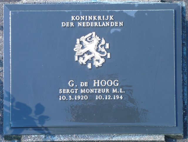 Afbeelding van graf of monument van Gerben de Hoog