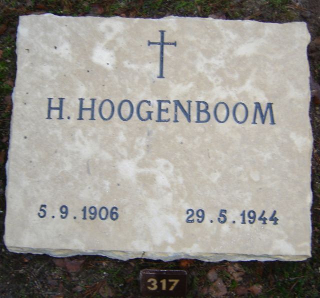 Afbeelding van graf of monument van Henri Hoogenboom