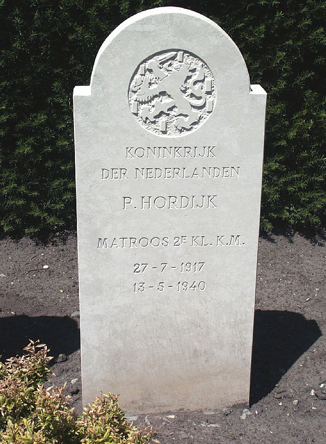 Afbeelding van graf of monument van Pieter Hordijk