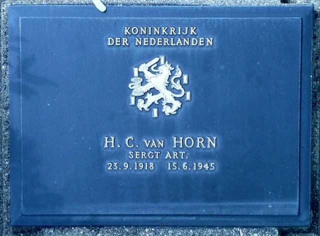 Afbeelding van graf of monument van Harry Coenraad van Horn