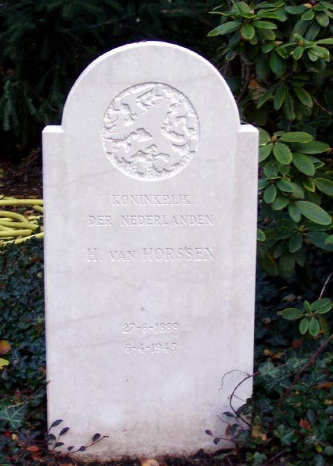 Afbeelding van graf of monument van Hendrik van Horssen