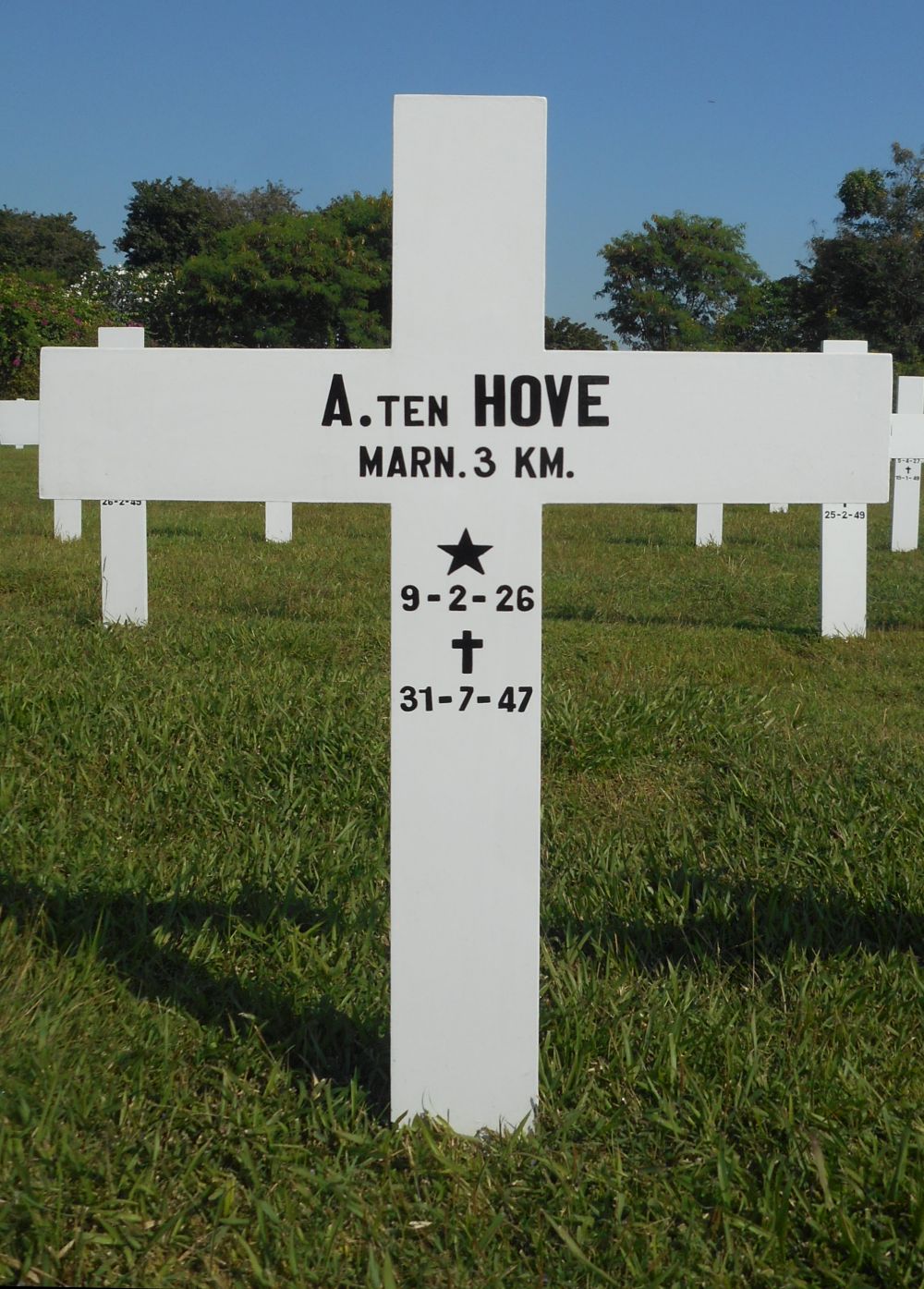Afbeelding van graf of monument van Anton ten Hove