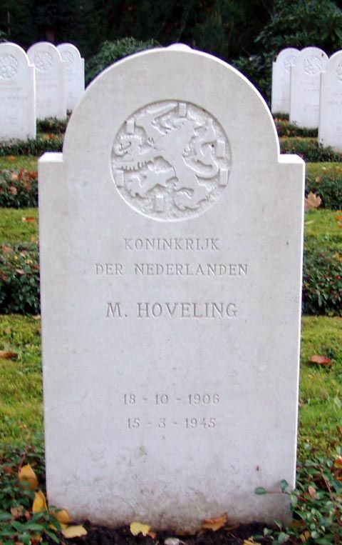 Afbeelding van graf of monument van Marinus Hoveling