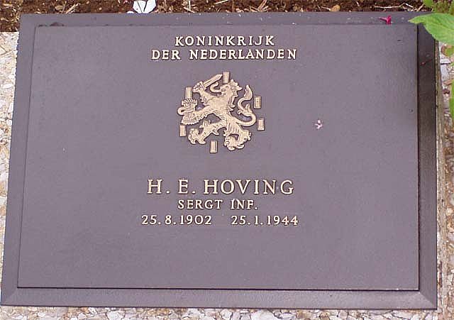 Afbeelding van graf of monument van Hendrik Everhard Hoving