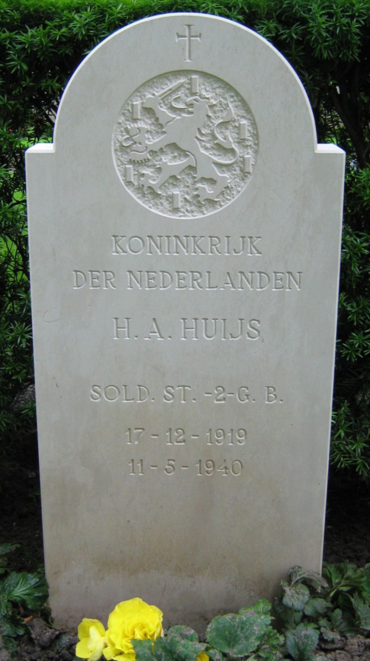 Afbeelding van graf of monument van Hubert Arnold Huijs