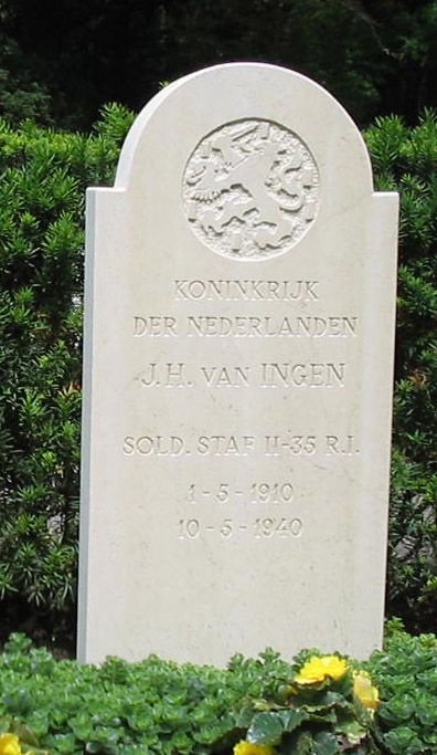 Afbeelding van graf of monument van Jan Hendrik van Ingen