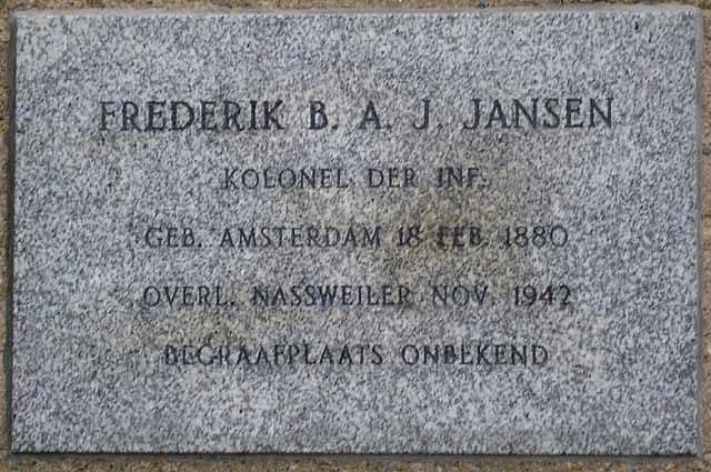 Afbeelding van graf of monument van Frederik Bernard Andries Joseph Jansen