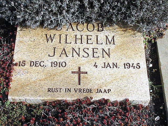 Afbeelding van graf of monument van Jacob Wilhelm Jansen