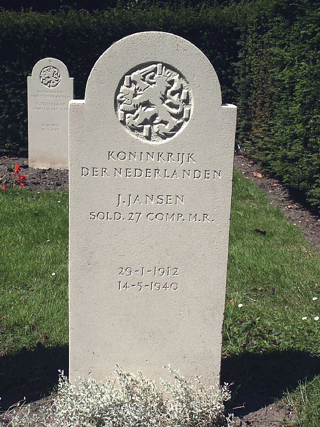 Afbeelding van graf of monument van Jan Jansen