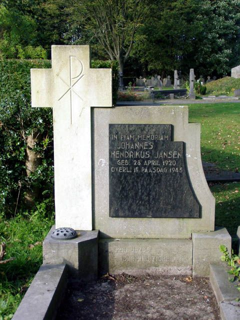 Afbeelding van graf of monument van Johannes Hendrikus Jansen