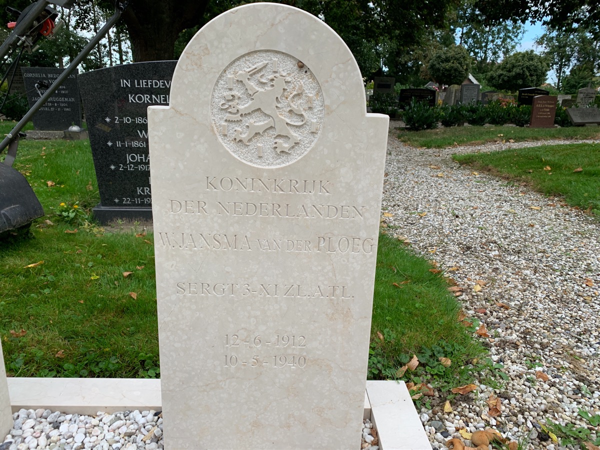 Afbeelding van graf of monument van Willem Jansma van der Ploeg