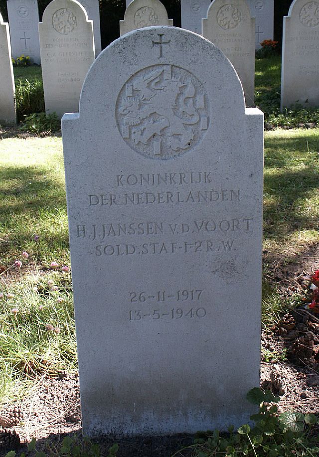 Afbeelding van graf of monument van Hendricus Johannes Janssen van de Voort