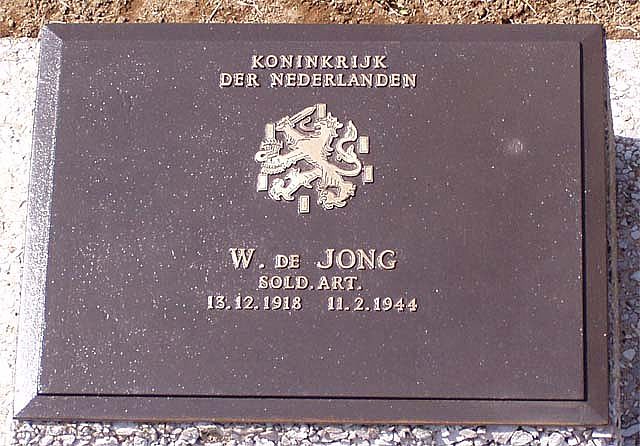 Afbeelding van graf of monument van Wijbe de Jong
