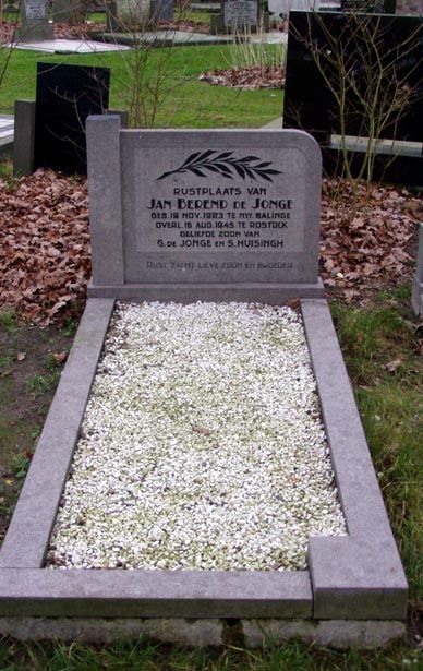 Afbeelding van graf of monument van Jan Berend de Jonge