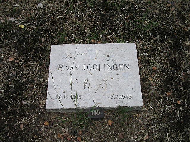 Afbeelding van graf of monument van Pieter van Joolingen