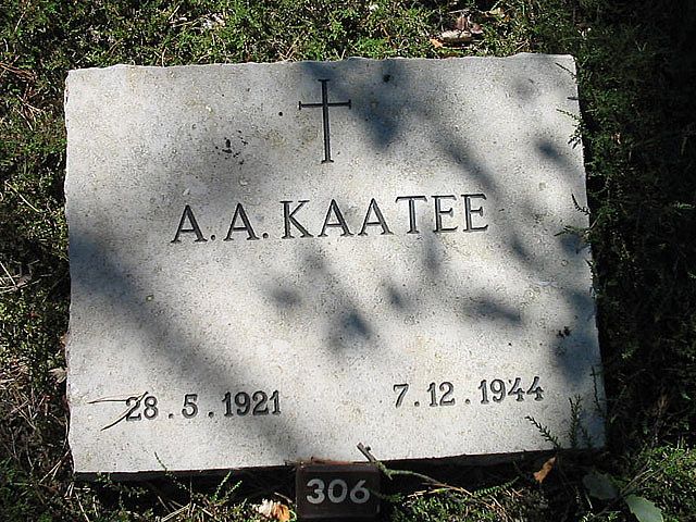 Afbeelding van graf of monument van Adrianus Antonius Kaatee