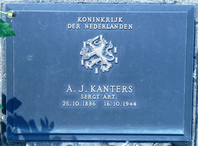Afbeelding van graf of monument van Arie Jacob Kanters