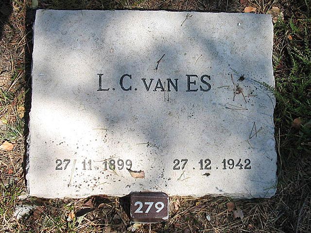Afbeelding van graf of monument van Leendert Cornelis van Es