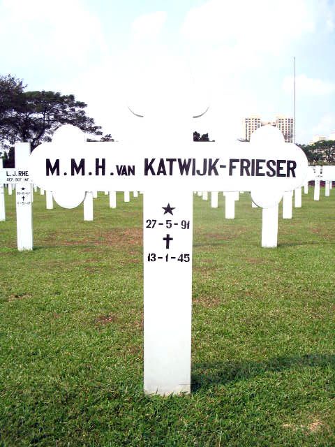 Afbeelding van graf of monument van Maria Margaretha Henriëtte van Katwijk-Frieser