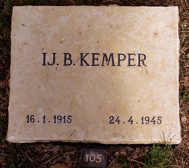 Afbeelding van graf of monument van IJzebrand Boelo Kemper