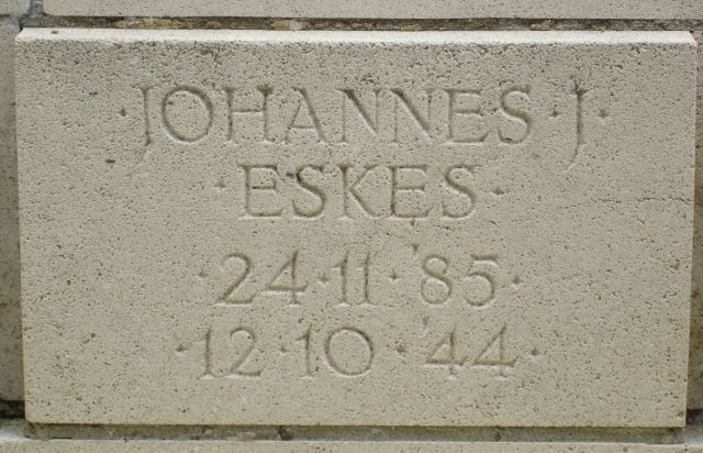 Afbeelding van graf of monument van Johannes Jacobus Eskes