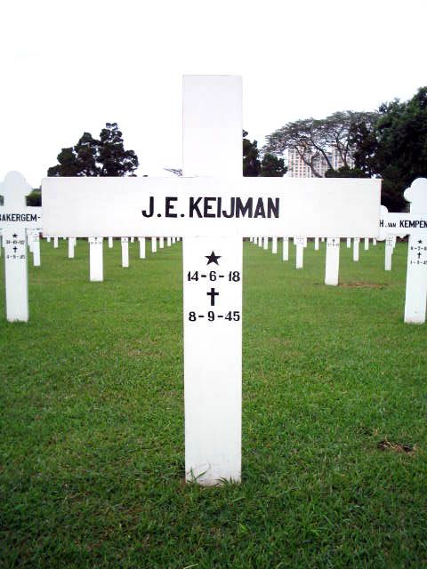 Afbeelding van graf of monument van Johannes Egbert Keijman