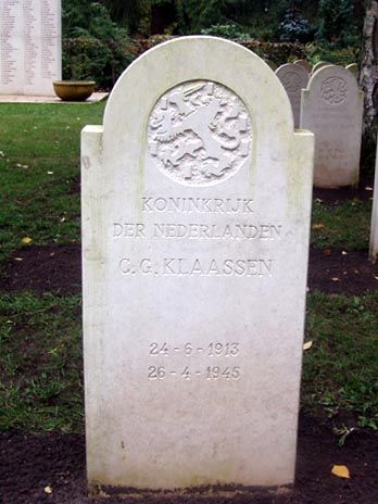 Afbeelding van graf of monument van Christiaan Gerardus Klaassen