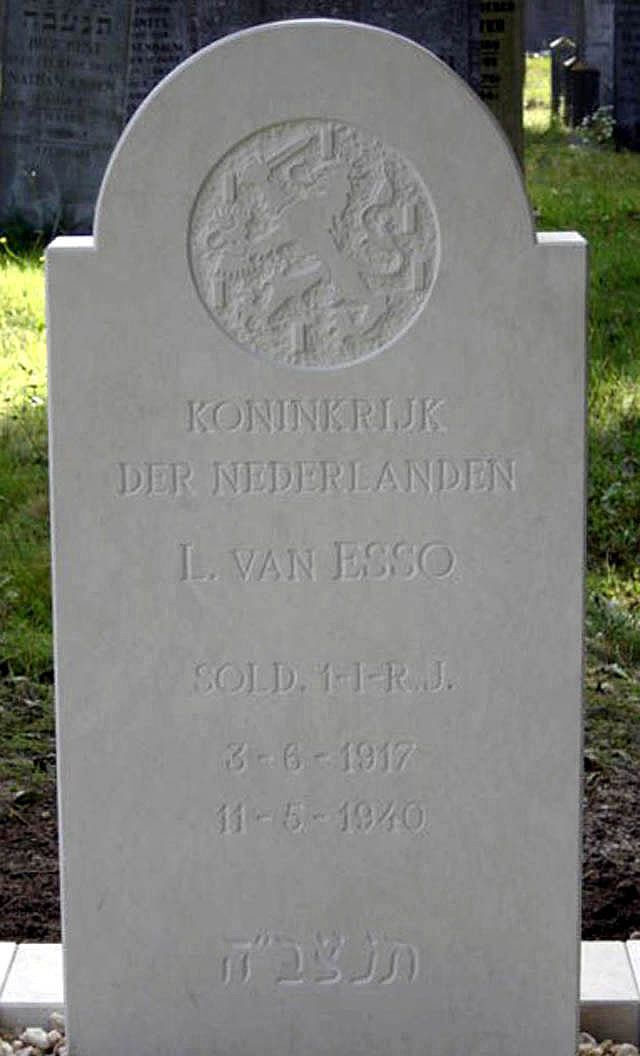 Afbeelding van graf of monument van Levie van Esso