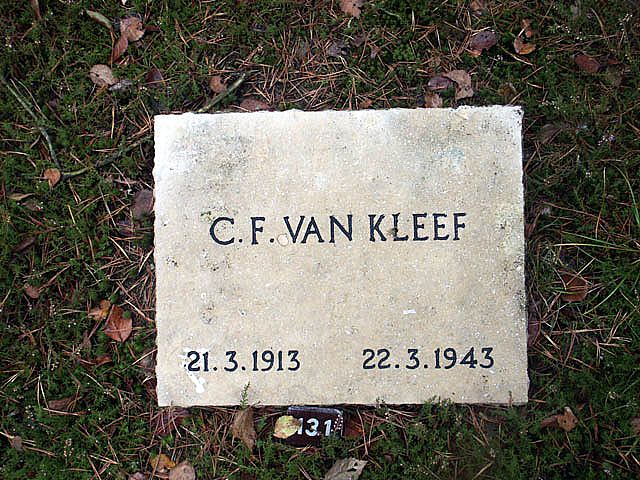 Afbeelding van graf of monument van Cornelis Frederik van Kleef