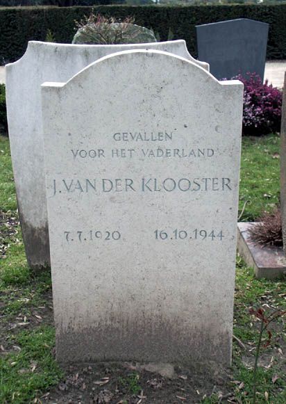 Afbeelding van graf of monument van Jacob van der Klooster
