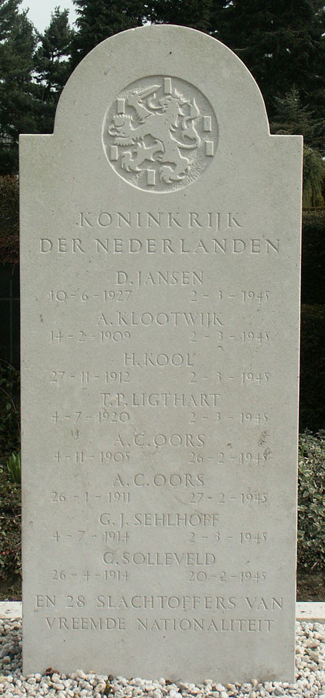 Afbeelding van graf of monument van Arie Klootwijk