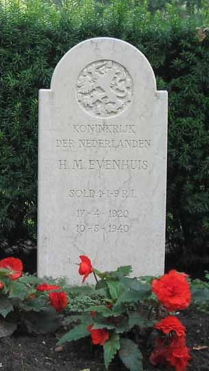 Afbeelding van graf of monument van Hendrik Menno Evenhuis