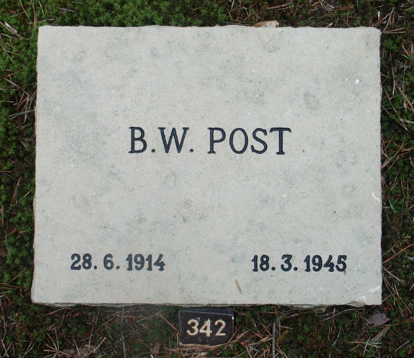 Afbeelding van graf of monument van Bernardus Wilhelmus Post