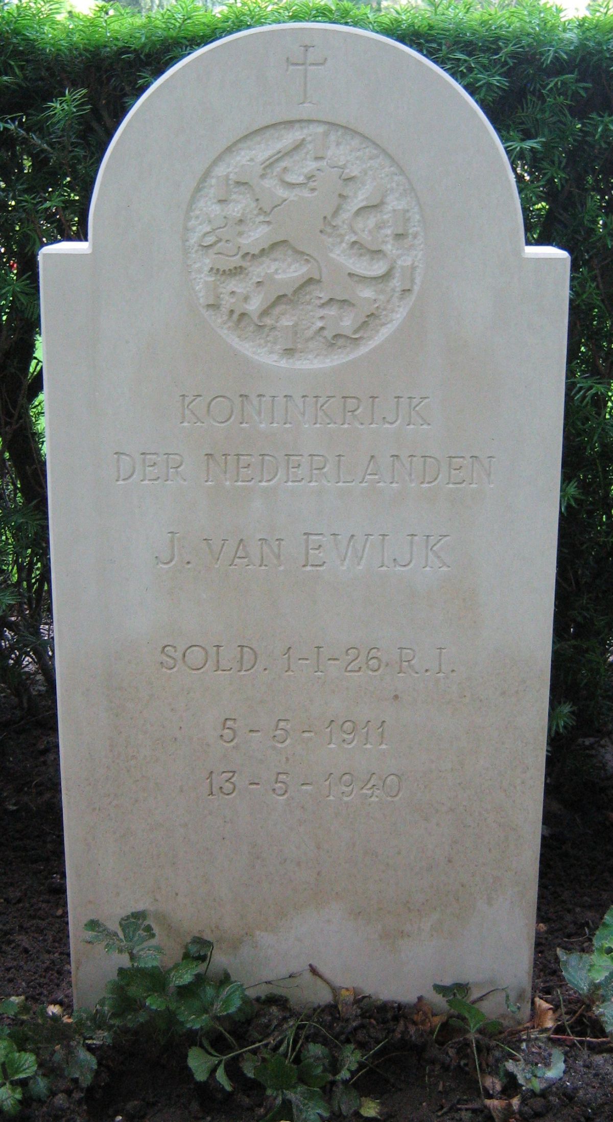 Afbeelding van graf of monument van Johannes van Ewijk