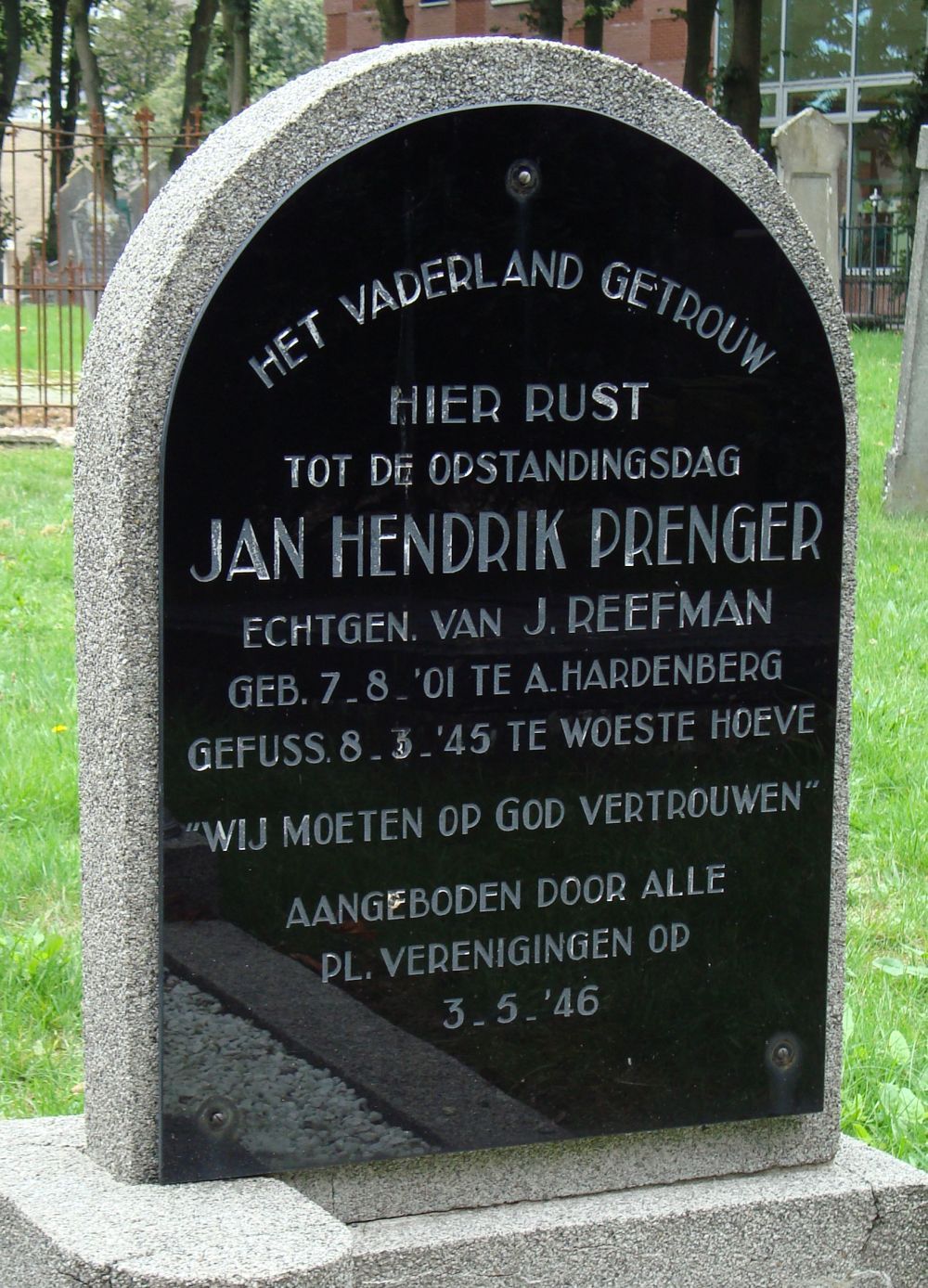 Afbeelding van graf of monument van Jan Hendrik Prenger